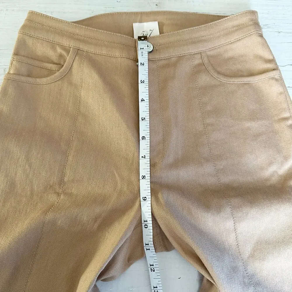 Cinq à Sept Dennis High-Waisted Cropped Pants Sahara Size 0
